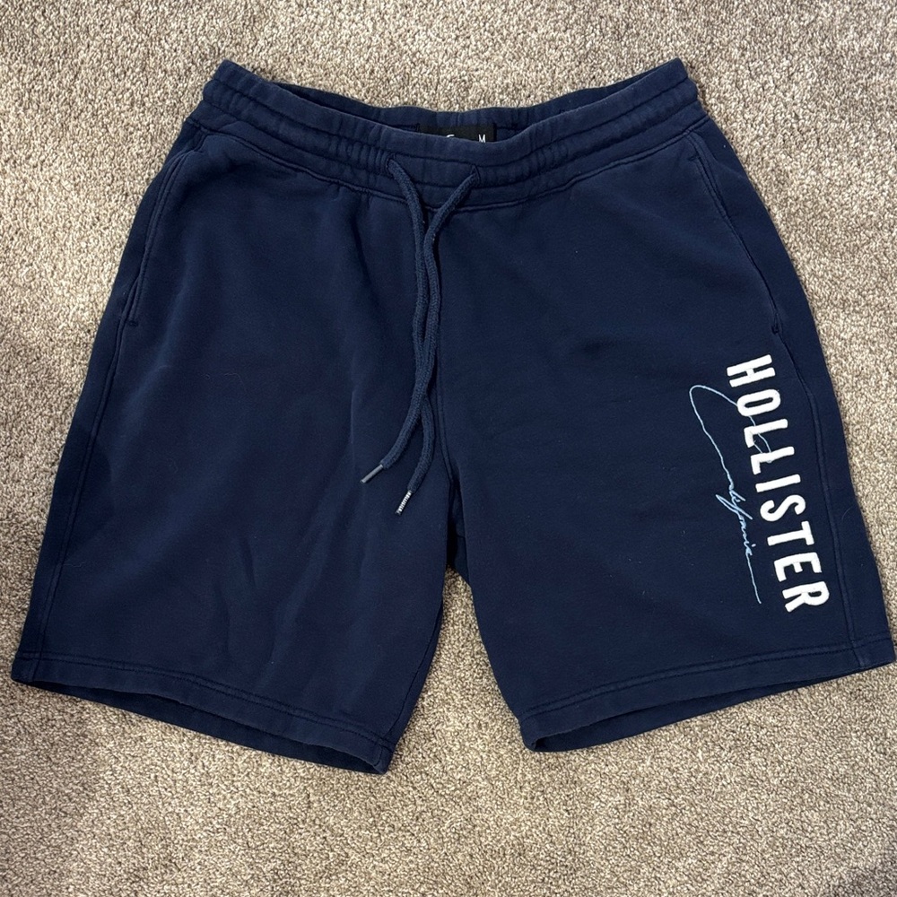 Hollister Dark Blue Men's Athletic Shorts